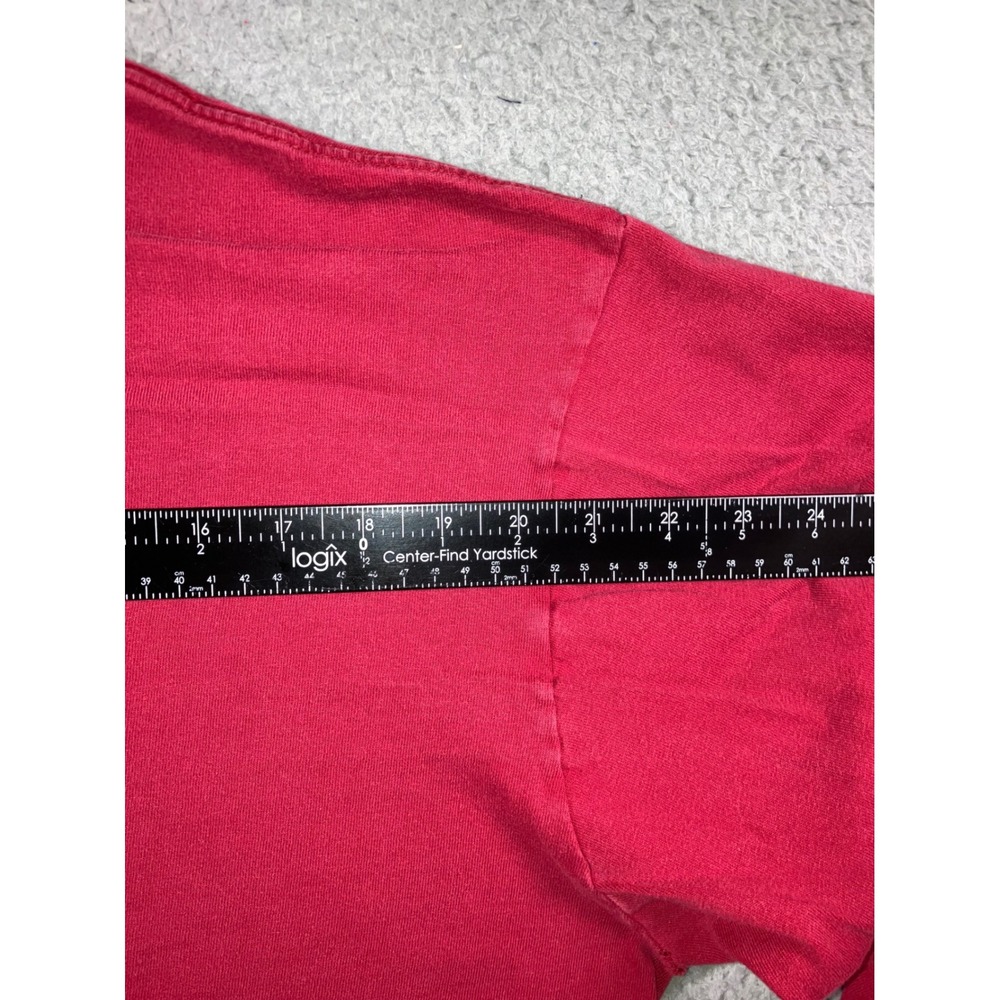 Adidas Alabama Crimson Tide Roll Tide L/S T-Shirt Mens L Red Baggy Distressed - Picture 15 of 15